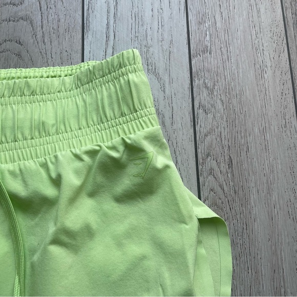 Gymshark Green Athletic Shorts with Elastic Waistband - Picture 2 of 8